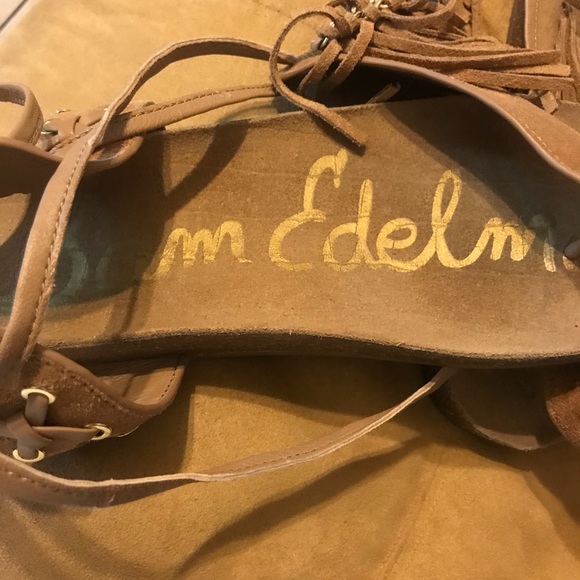 SOLD!!!!Sam Edelman Fringe Gladiator Sandals - Picture 8 of 8